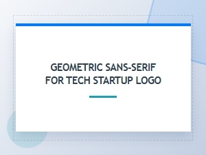 Free Geometric Sans-Serif Fonts for Tech Startup Logos